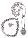 Tiffany  Co Necklace Bracelet and Ring
