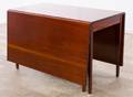 Federal Mahogany Deep Drop Leaf Dining Table