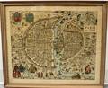 A Framed Map of Paris