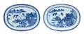 Two Canton Export Porcelain Platters