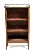 A Louis XVI Style Gilt Metal Mounted Mahogany Bookcase
