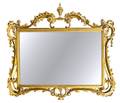 A Neoclassical Style Giltwood Mirror