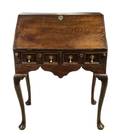 An English Oak Slant Front Writing Desk