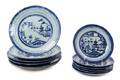 A Group of Canton Export Porcelain Plates