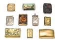 A Collection of Ten MixedMetal Boxes