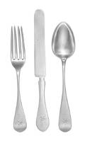 An American Silver Flatware Service