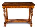 A Renaissance Revival Mahogany Console Table