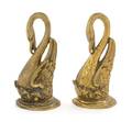 A Matched Pair of Victorian Gilt Metal Doorstops