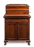 A Symphonion Mahogany Cased Disk Music Box