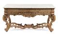 A Louis XIV Carved Console Table