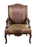 A Regence Beechwood Fauteuil
