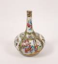 Early 19th C Chinese Famille Rose Bulbous Vase