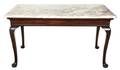 A George I Style Marble Top Mohogany Console Table