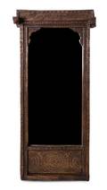 A Colonial Carved Hardwood Pier Mirror