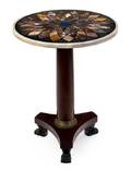 A Regency Rosewood and Specimen Marble Side Table