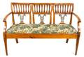 A Directoire Style Triple Back Settee