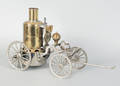 Brass and steel model of a steam fire engine ca 1900