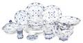 A Royal Copenhagen Porcelain Dinner Service for Twelve with Additional Serving Pieces