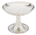 An American Hammered Silver Compote