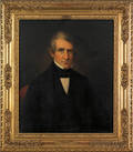 Oil on canvas portrait of Samuel F Smith