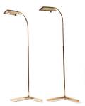 A Pair of Brass Floor Lamps