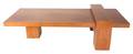 A Contemporary Wood Coffee Table
