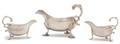 Three George III Silver Sauce Boats
