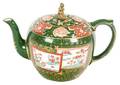 An English Chinoiserie Porcelain Teapot