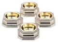 A Set of Four French Silver Salt Cellars