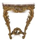 A French Carved and Gilt Console Table