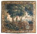 A Flemish Silk and Wool Verdure Tapestry