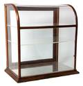 A Wood Framed Glass Display Case