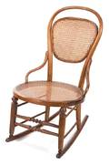 A Diminutive Bentwood Rocking Chair