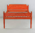 Pennsylvania painted rope bed early 19th c