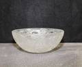 A Lalique Molded and Frosted Glass Bowl