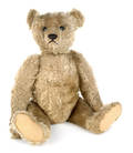 Steiff jointed mohair teddy bear early 20th c