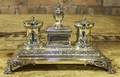 A Silver Victorian Inkwell