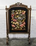A Louis XVI Style Needlepoint Firescreen
