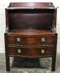 A George III Mahogany Commode Cabinet