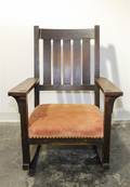A Stickley Oak Rocking Chair