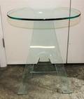 A Contemporary Glass Side Table