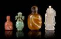 Four Hardstone Snuff Bottles