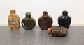 Five Hardstone Snuff Bottles