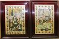 Two Persian Paintings on Silk