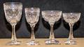 A Collection of Hawkes Cut Glass Stemware
