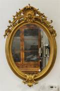 A Napoleon III Giltwood Mirror