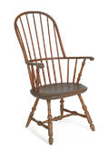 Lancaster County Pennsylvania sackback Windsor chair ca 1780