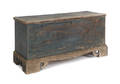 Delaware painted hard pine blanket chest ca 1780