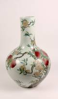 Chinese Porcelain Floor Vase with Prunus Motif