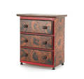 Contemporary miniature painted chest of drawers